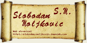 Slobodan Moljković vizit kartica